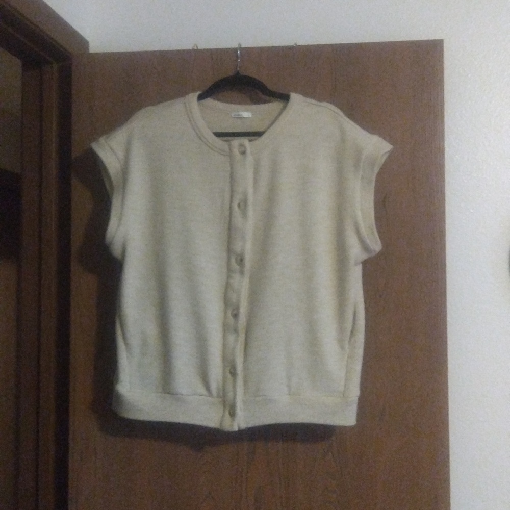 OGL Cream Knit Vest